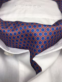 Новый мужской аскот-шейный платок фиолетовый