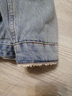 Куртка джинсовая TopShop на меховом подкладе