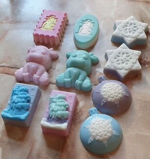 Мыло новогоднее