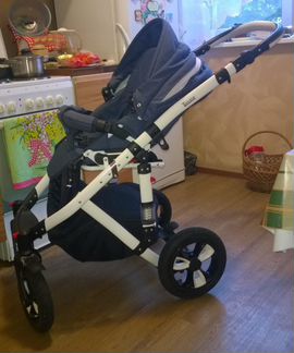 Коляска 2в1 bebe mobile toscana синяя