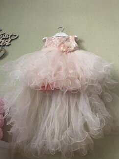 Платье со шлейфом и туфли Florence 25р