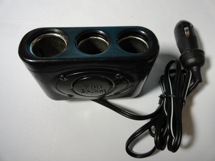 Разветвитель прикуривателя Triple Socket (тройник)