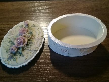 Шкатулка керамическая