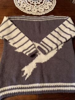 Свитер (шерсть) ручная работа