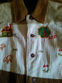 Куртка лёгкая из вельвета на мальчика