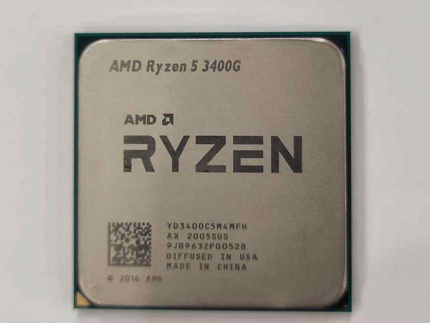 Ryzen 5 3400g. Процессор AMD Ryzen 5 3400g.