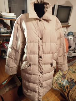 Пуховик женский натуральный гусиный пух