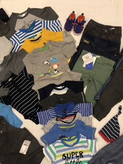 Большой пакет вещей для мальчика 74