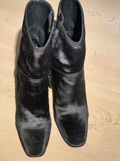 Massimo dutti полусапоги велюр р39