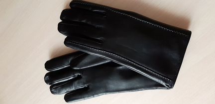 Мужские кожаные перчатки на овчине (Венгрия)