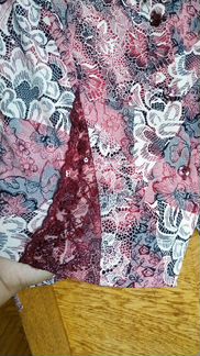 Жакет нарядный, бордовый, размер 50-52