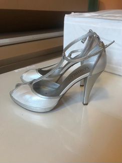 Босоножки Loriblu 39,5 серебрянные
