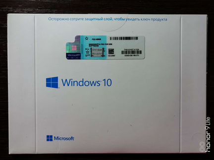 Windows 10 pro OEM лицензионный диск