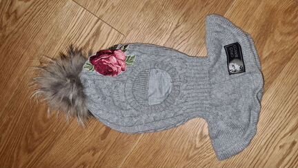 Шапка шлем для девочки 48 Orso Bianco