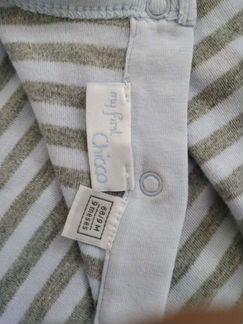 Плюшевый комбинезон и бодик на 6-9 мес