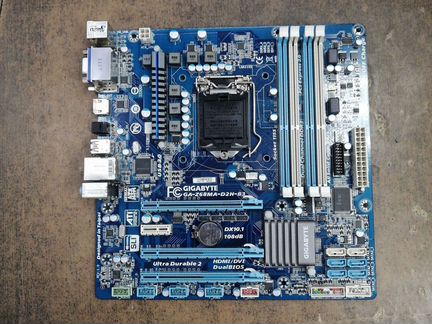 Материнская плата gigabyte ga-z68ma-d2h-b3 без пла