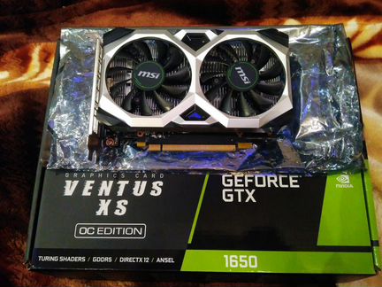 Видеокарта Gtx 1650 4gb ventus XS OC