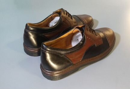 42 размер Туфли мужские коричневые