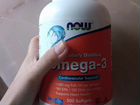 NOW, Omega 3, 500капс
