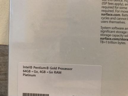Новый Microsoft Surface GO 2 4GB 64GB