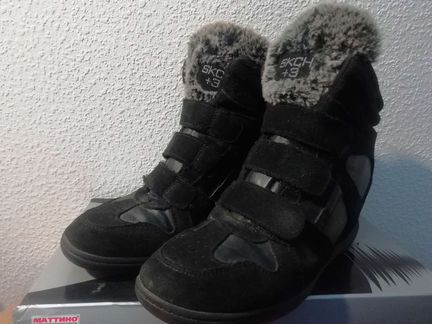 Зимние ботинки женские (38) на платформе