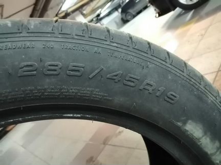 Шины разноширокие GoodYear Eagle F1 Runflat 285/45