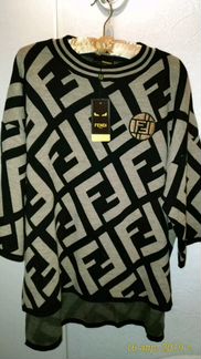 Свитер Fendi джемпер пуловер туника новый