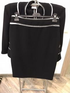 Костюм женский деловой чёрный