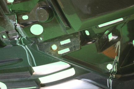 Бампер передний Mitsubishi Outlander 3 рестайлинг