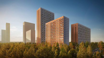 2-к квартира, 47.4 м², 32/33 эт.