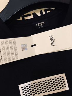 Fendi Футболка с логотипом FF Оригинал Италия