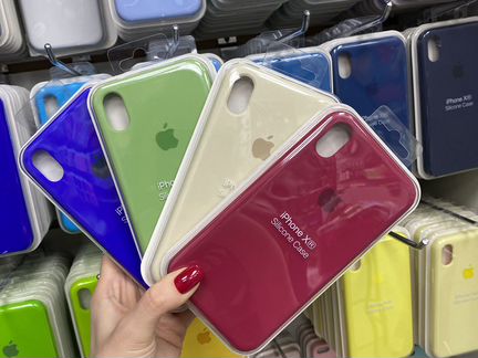 Silicone case iPhone XR (опт)