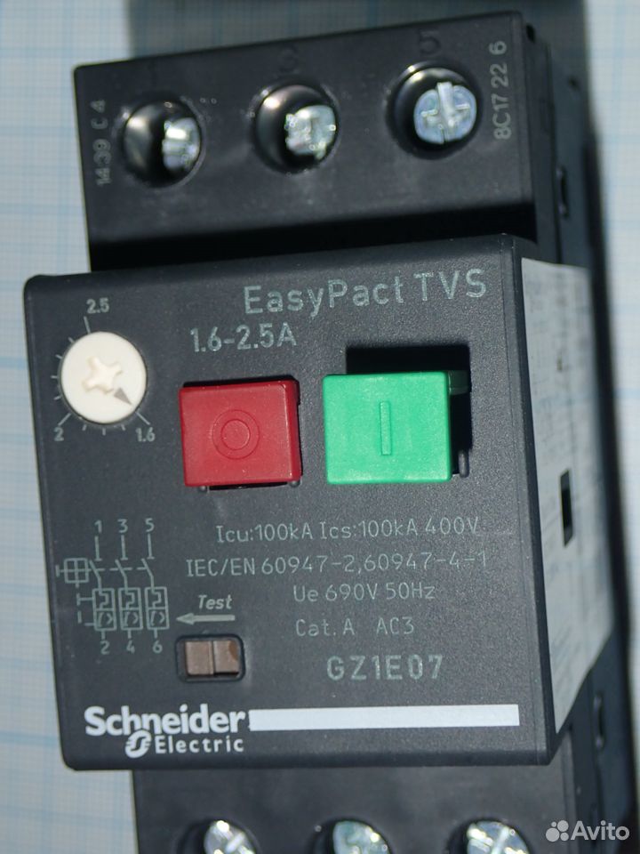 84732008864  Автоматический выключатель Schneider Electric GZ1E 
