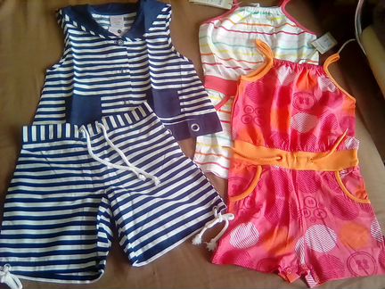 Летние вещи, новые, на девочку, х/б
