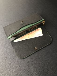 Кошелек женский из кожи крокодила и козы