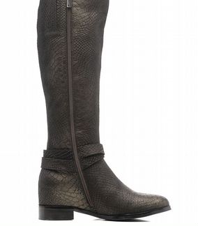 Сапоги н/кожа евро зима под рептилию(новые) Италия