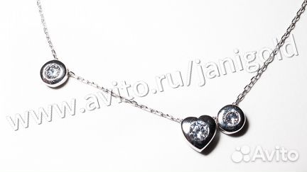 Золотое колье с бриллиантами