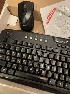 Клавиатура и мышь беспроводные genius
