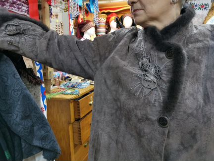 Куртка замшевая из франции
