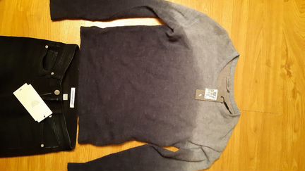 Новые джинсы и джемпер calvin klein