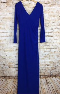 Ralph Lauren платье макси вечернее 44-46 синее