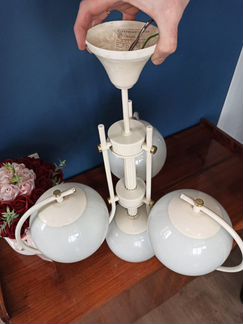 Люстра СССР, 4 плафона