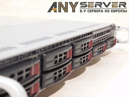 Сервер Supermicro 1027R 2xE5-2640 16Gb 8x2.5
