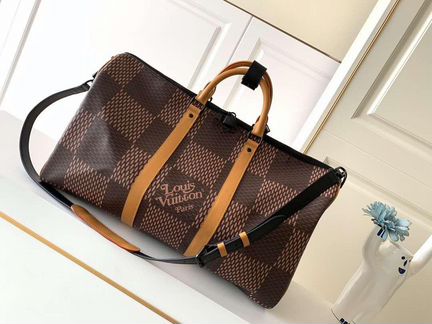 Сумка Louis Vuitton Keepall 50 дорожная коричневая
