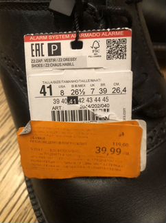 Ботинки кожаные новые zara