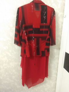 Юбка +блуза костюм