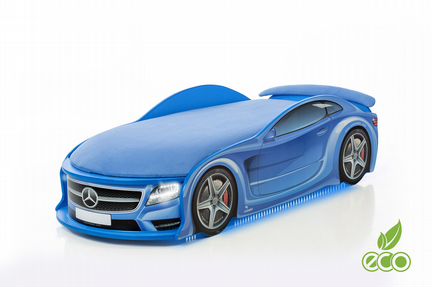 Кроватка UNO mersedes синий