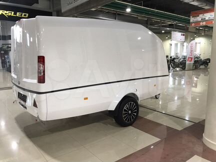 Прицеп Сталкер для перевозки техники. Белый