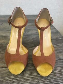 Туфли Carlo Pazolini коричневые на каблуке