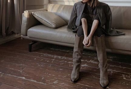 Сапоги казаки высокие женские 37 оригинал